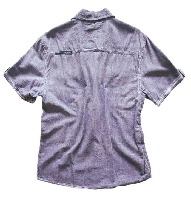 Camisa Calvin Klein Jeans Original M/ Curta - Tam. G - Foto 3