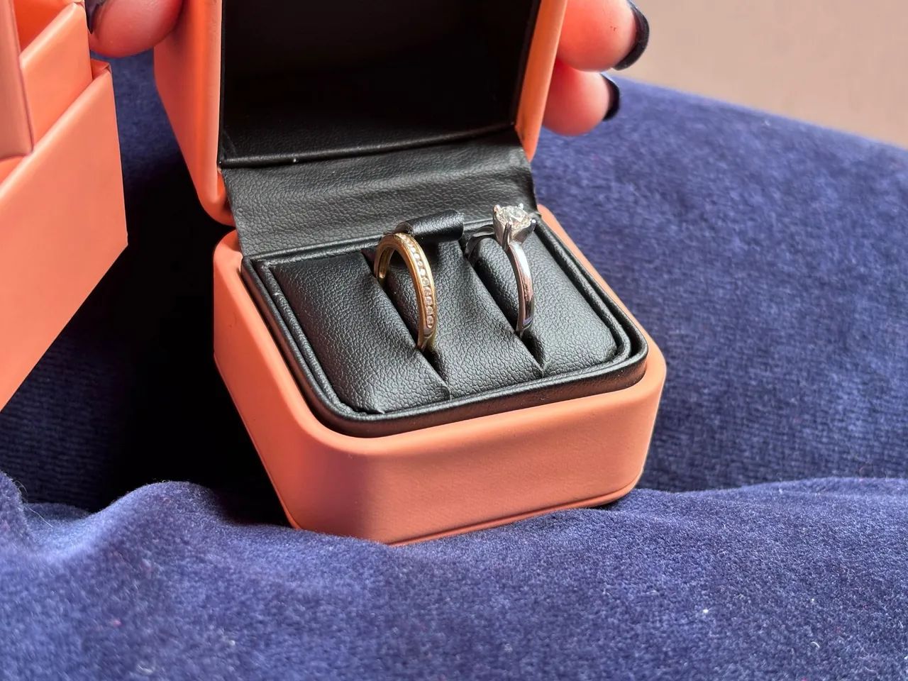 Aliança Vivara nova ouro branco diamante 0.5 ct com garantias aparador ouro 18k brilhantes - Foto 5