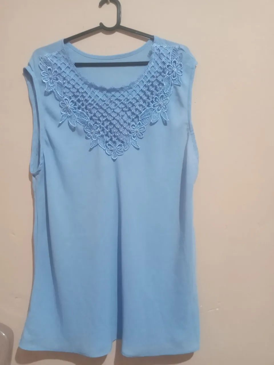 Blusa com pérolas (tam 42)