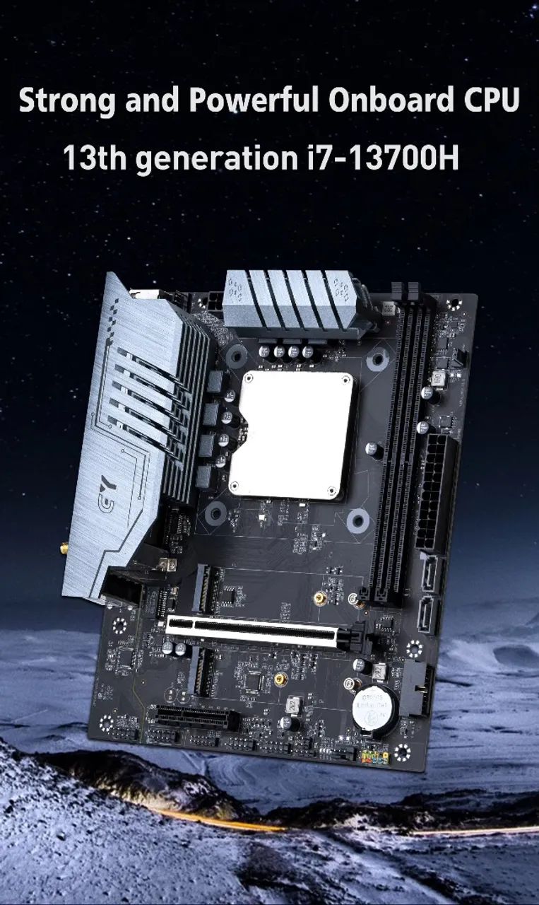 Placa mãe Erying B 760 + Intel core i7 13700H 14 núcleos 20 threads TOP