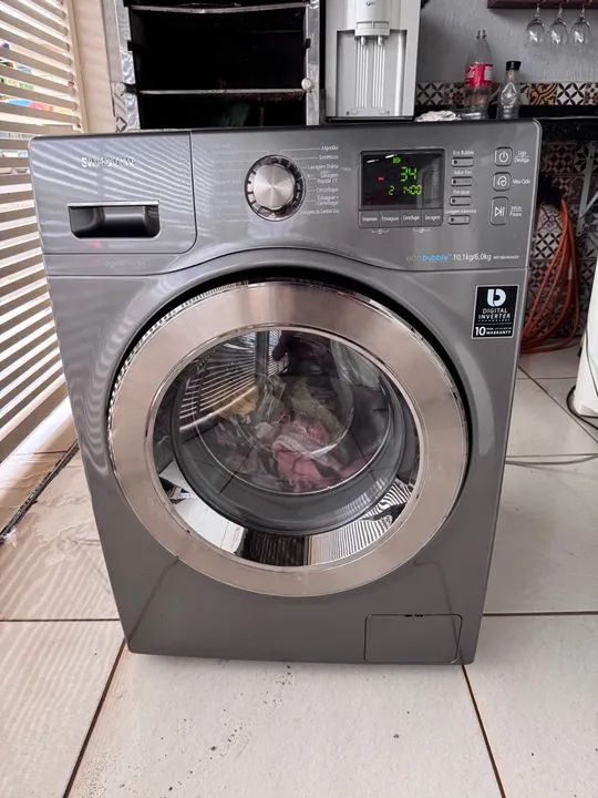 Lava e seca inox Samsung 10kg 