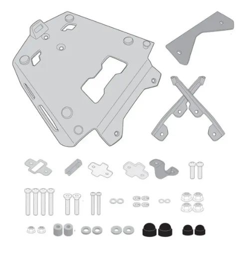 Rack Traseiro Monokey Bmw F850 Gs Adventure 2019 Sra5134 - Foto 4