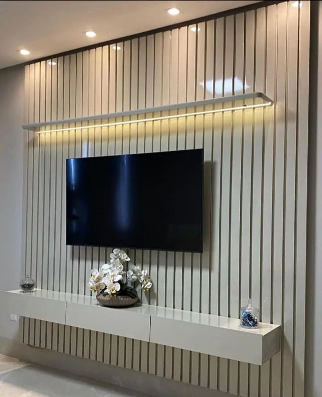 Painel Grafite 100% MDF  com LED entrega e montagem grátis para Anápolis  - Foto 2