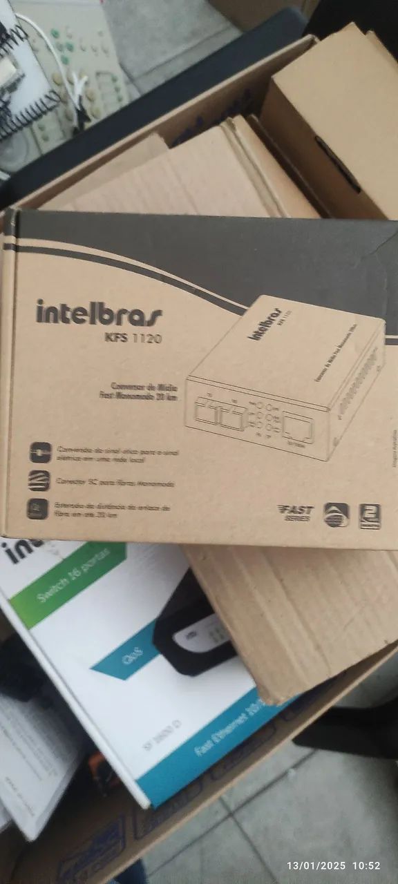 Conversor de Mídia Fast Monomodo Intelbras KFS 1120 - Foto 2