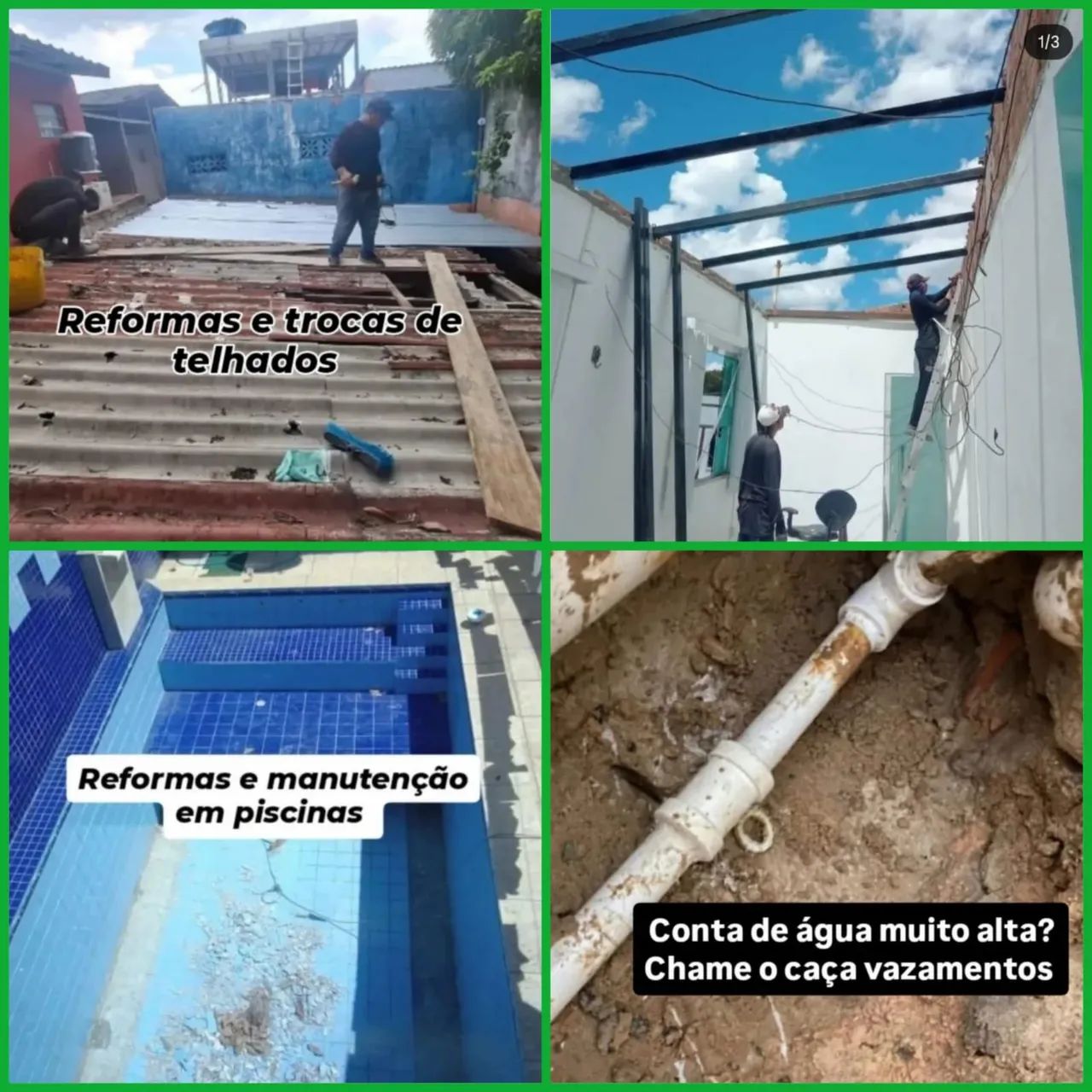 Encanador, Telhadista, Caça Vazamentos e Serviços em Geral