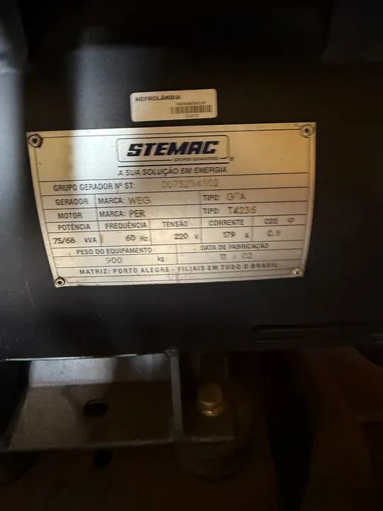 Gerador Stemac de 75 kVA  - Foto 2