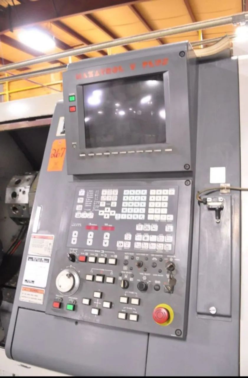 VENDO TORNO CNC MAZAK SQT250MSY ANO 1988 - Foto 4