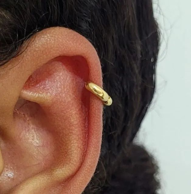 Piercing Argolinha Lisa Ouro 18k DESCONTO!