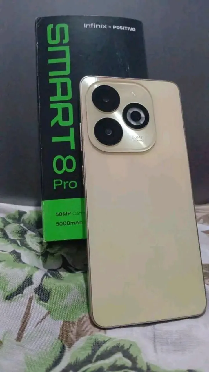 Infinix smart 8 pro 256 GB de memória semi novo