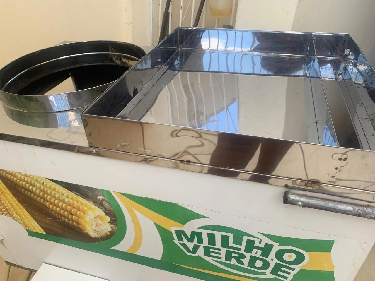 Carrinho de milho verde