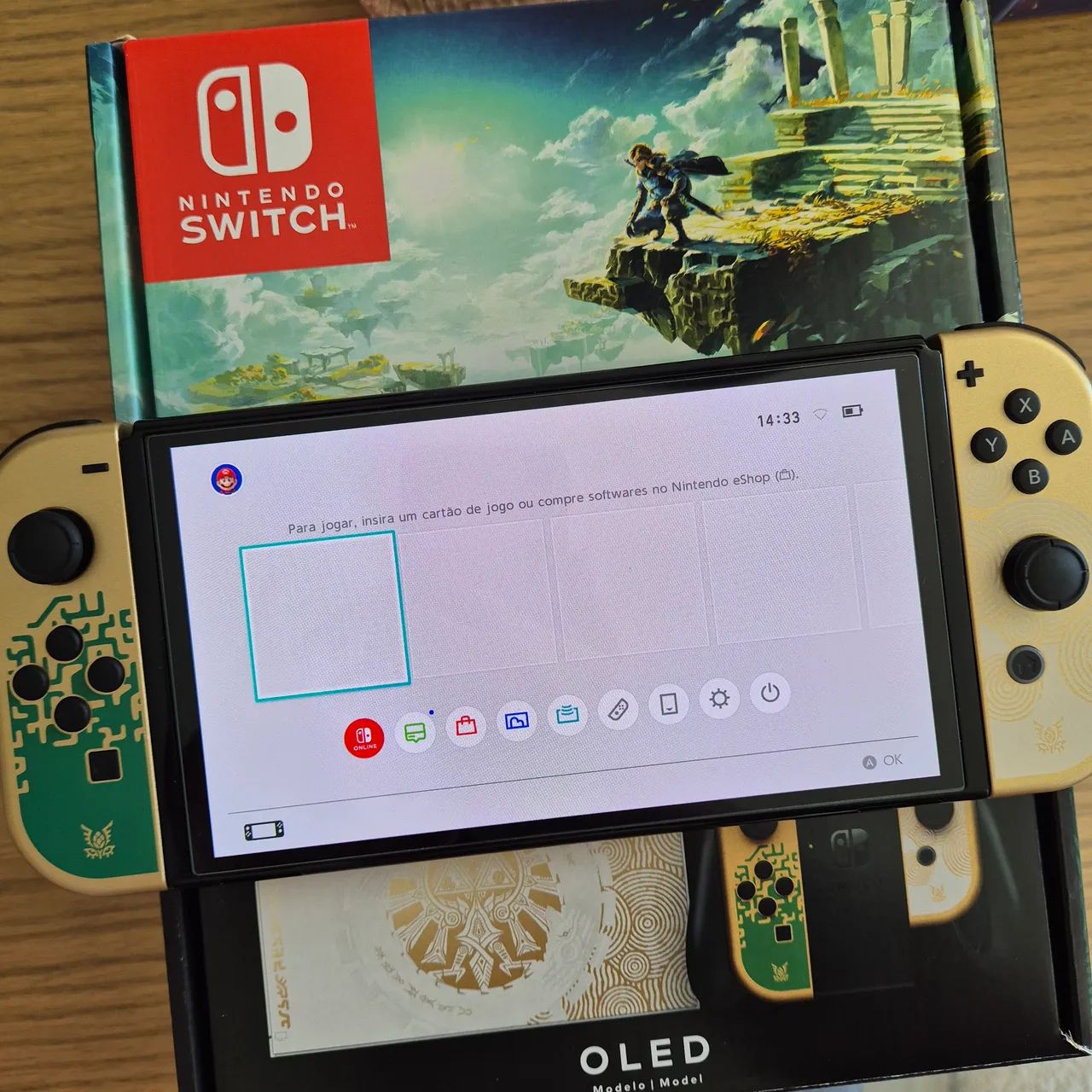 Nintendo Switch OLED Edição Zelda - Impecável - Foto 2