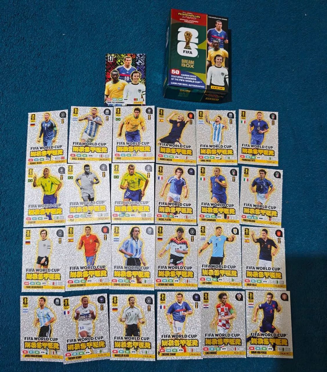 Cards Adrenalyn XL Dream Box Set Completo 25