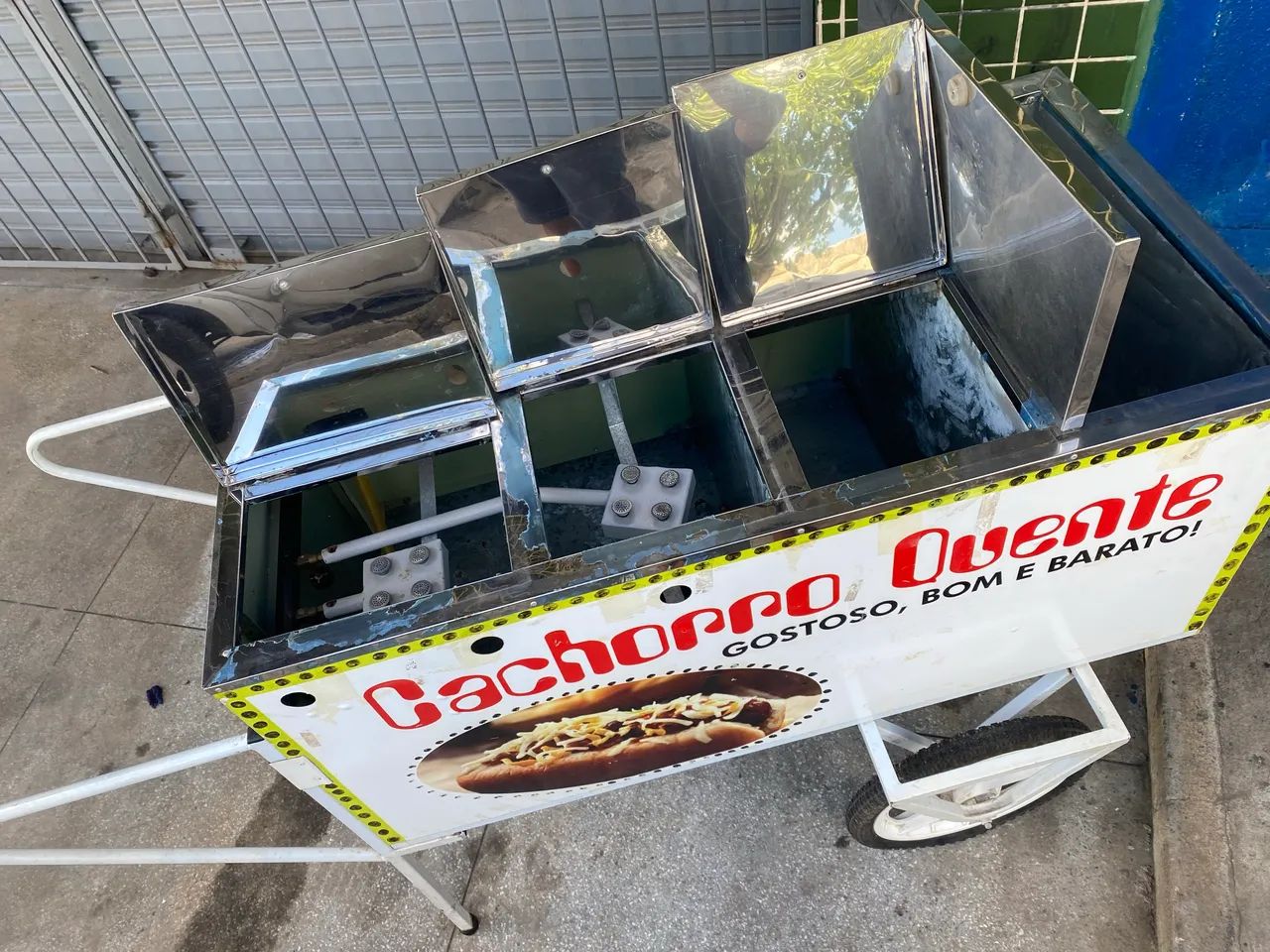 Carrinho de cachorro quente ACEITO TROCA  - Foto 5