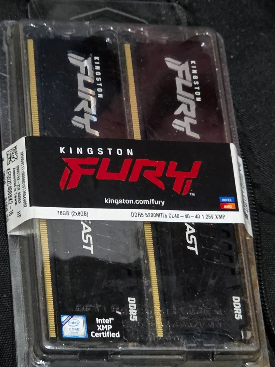 Kingston Fury 2x8gb DDR5 5200mhz - Memória RAM - Paço do Lumiar