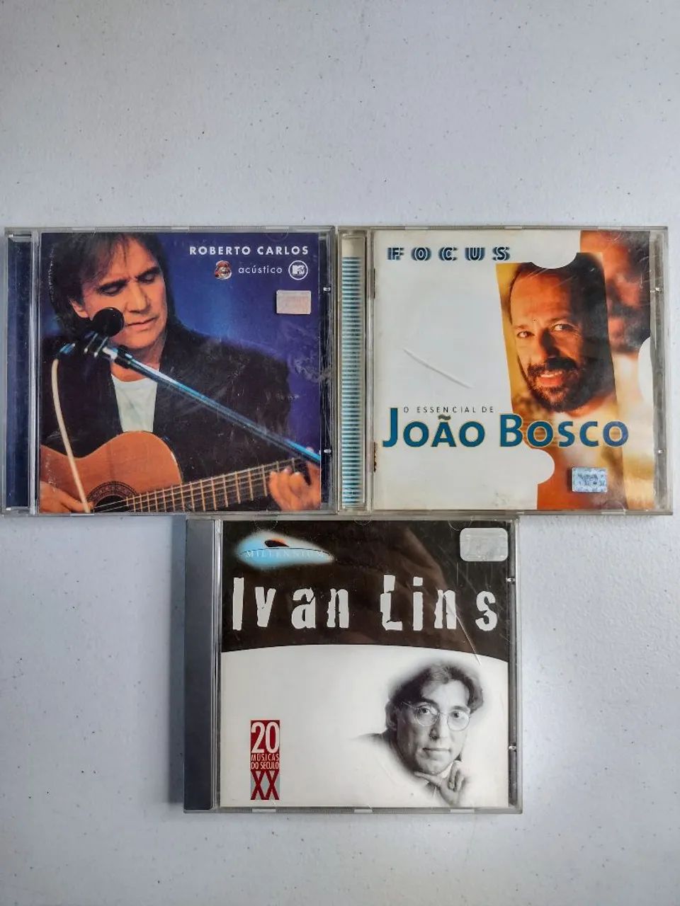CD ORIGINAL, PACOTE ROBERTO CARLOS, IVAN LINS , JOAO BOSCO