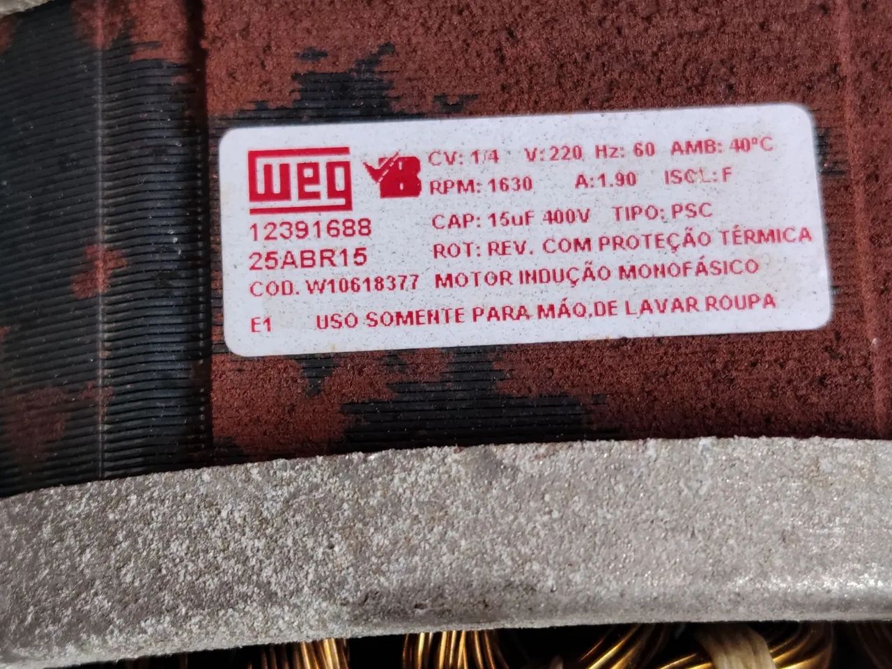 Motor lavadora Brastemp/Consul 220v - Foto 2