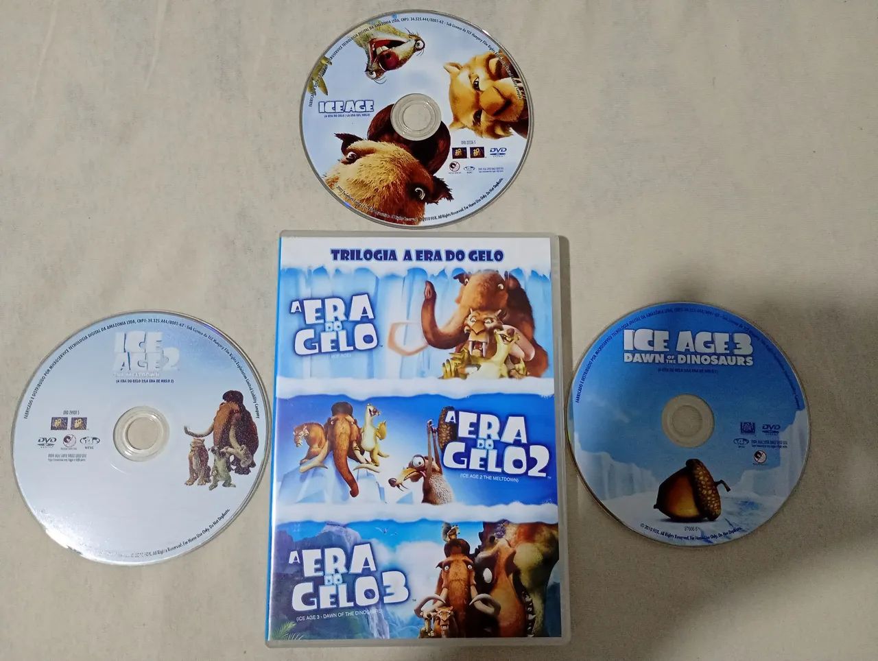 DVD A ERA DO GELO 1,2E3 (3 FILMES) - Foto 2