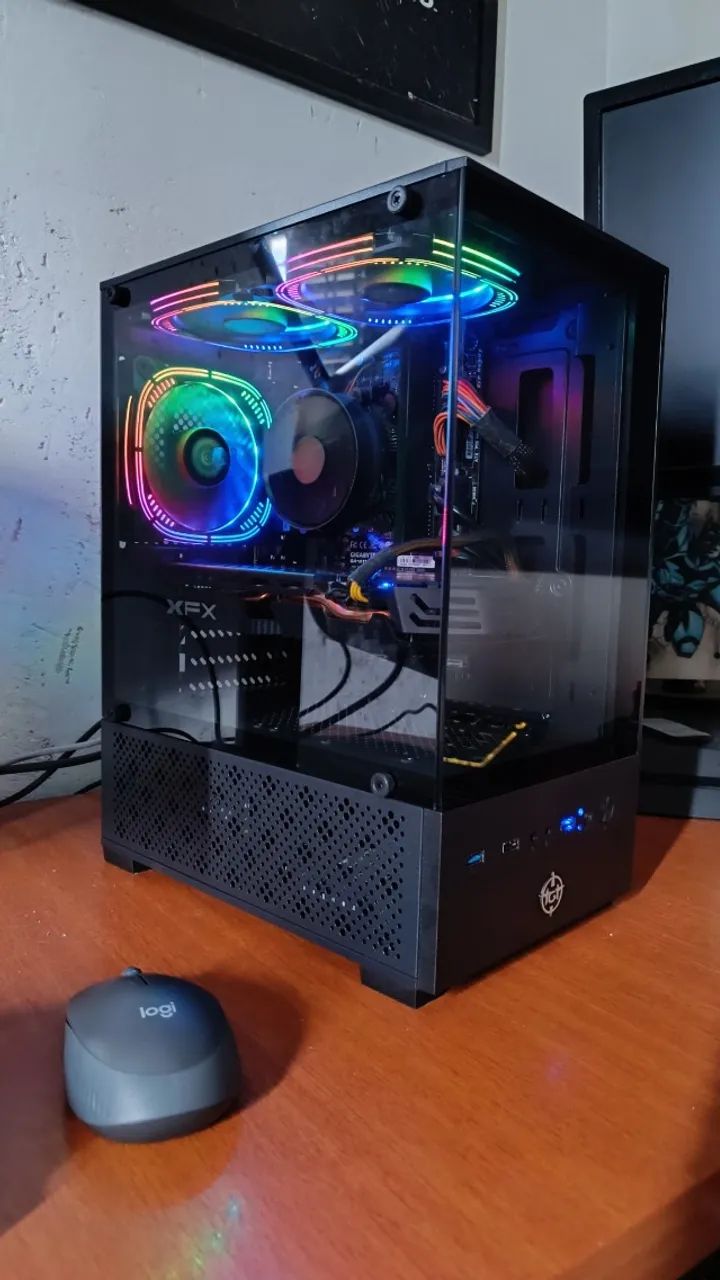 PC Gamer Completo - Xeon + 16gb + RX580 8gb + Teclado Mecânico - Foto 2