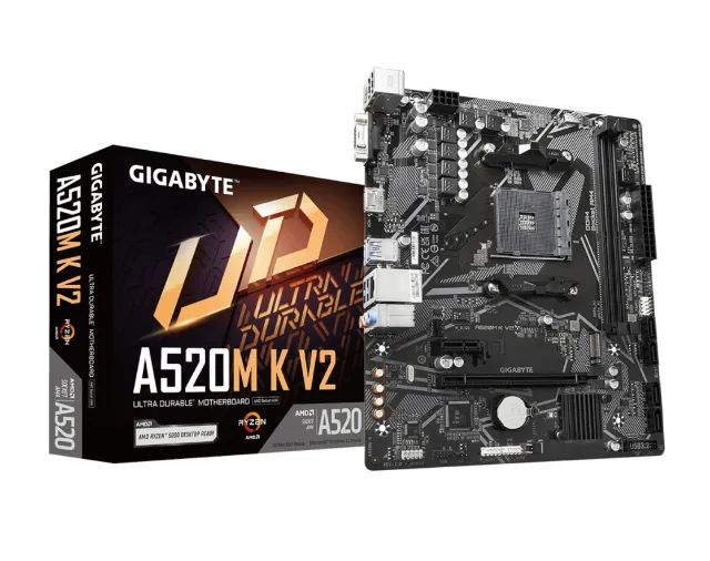 Placa Mãe A520M K V2 Gigabyte NOVA