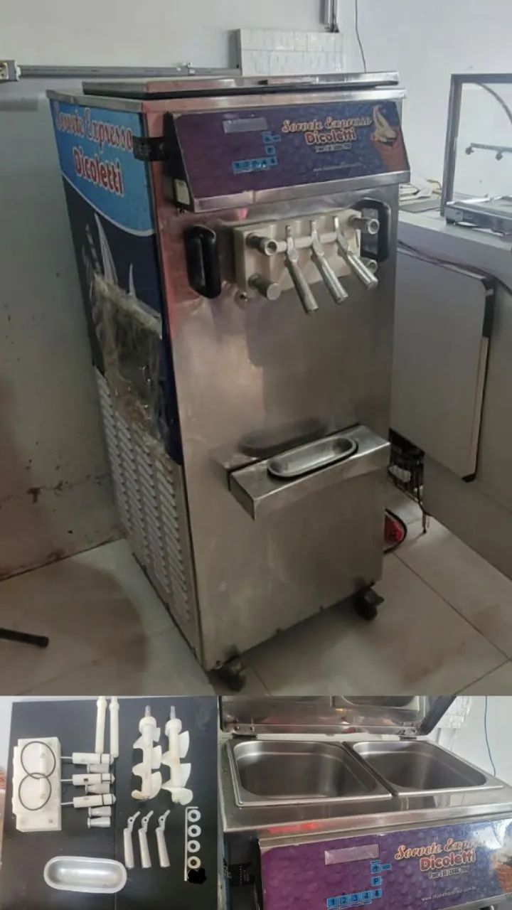Máquina de Sorvete Expresso Dicoletti