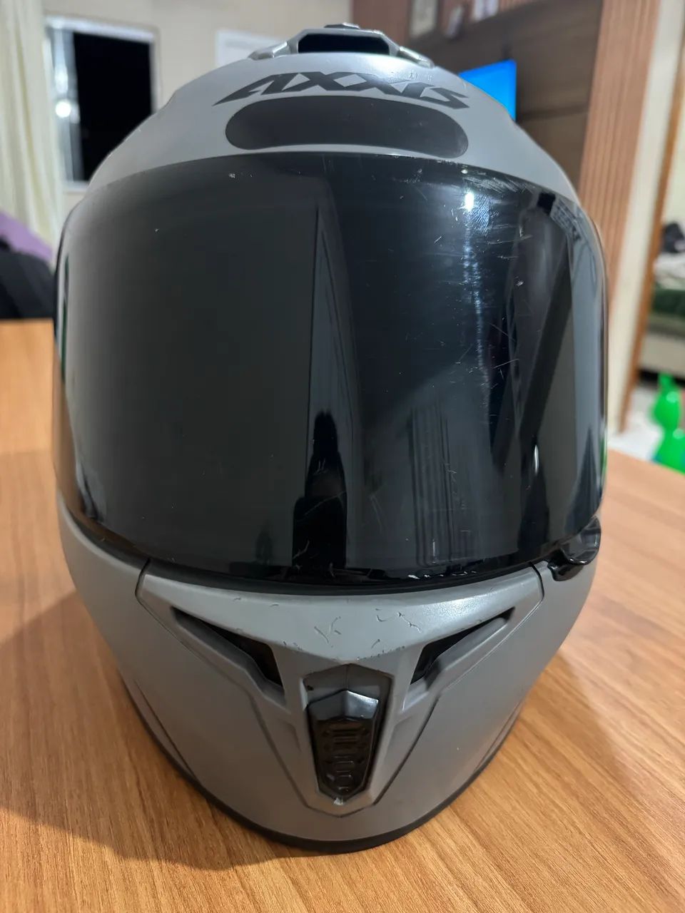 Vendo Capacete Axxis Cinza n58 - Foto 3