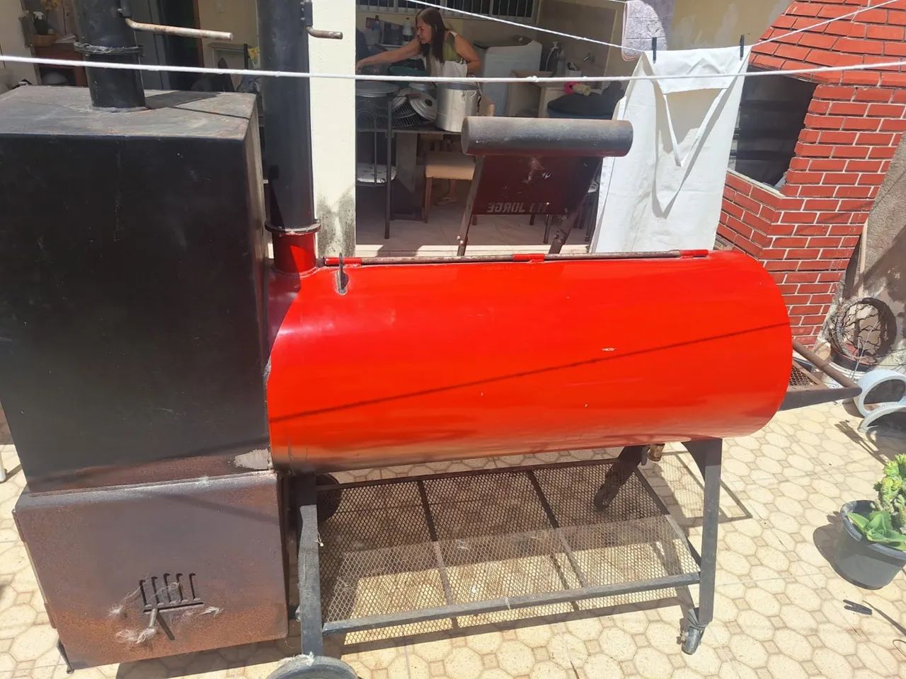 Pit Smoker Profissional 20 polegadas Auto Reverse - Foto 5