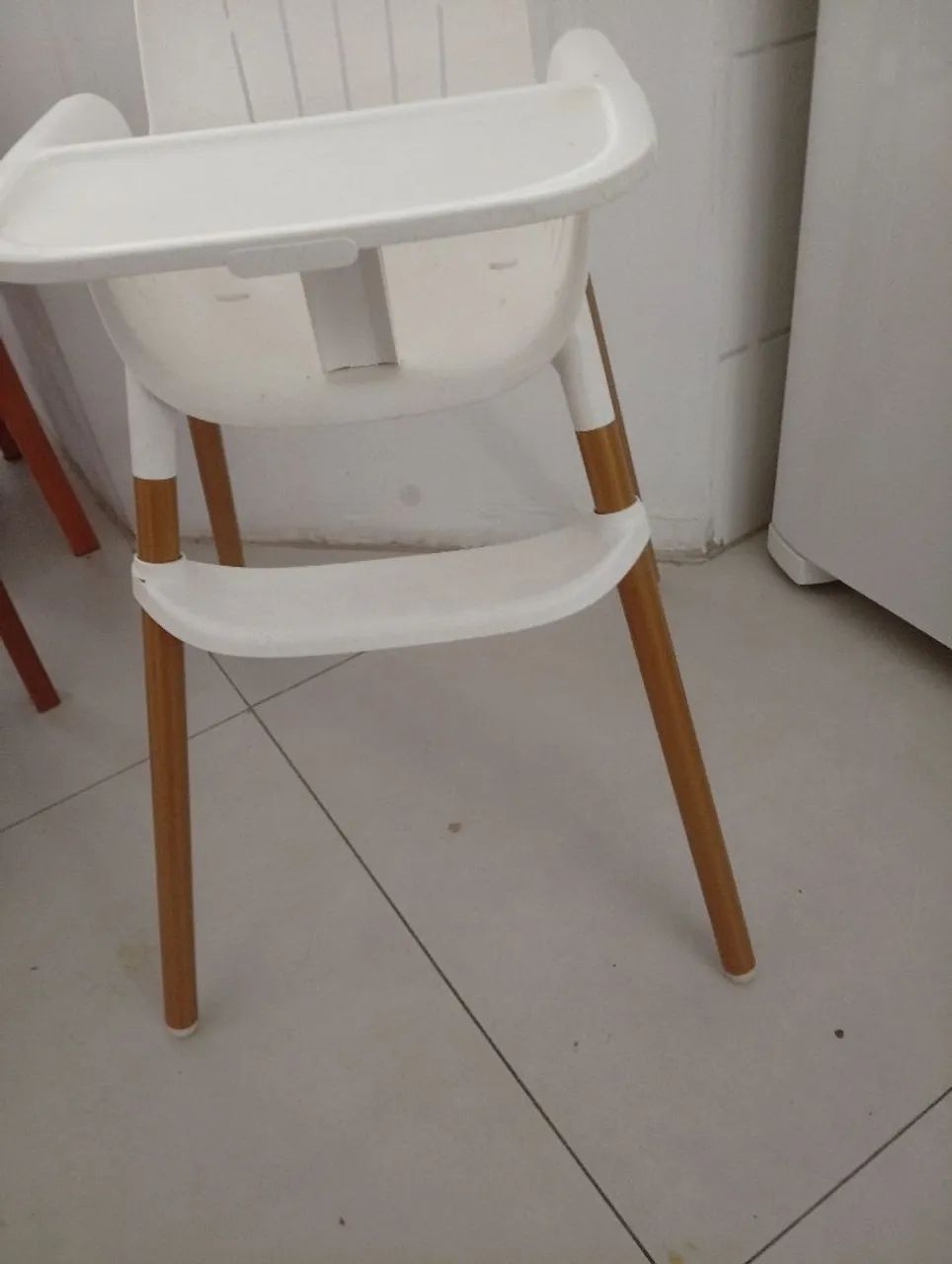Cadeira de alimentação Burigotto com cinto - Foto 2