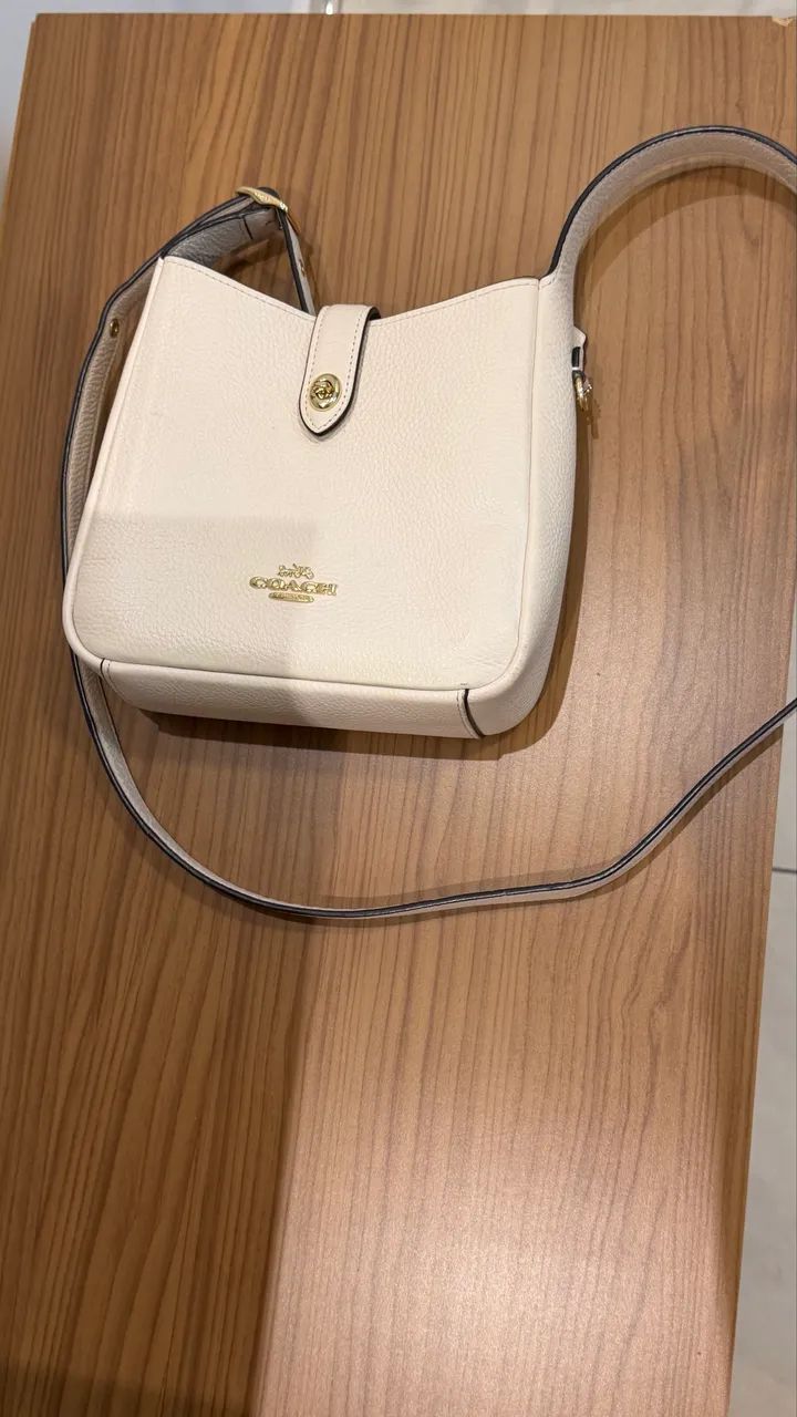 Bolsa Coach off white mini Hadley nova original  - Foto 2
