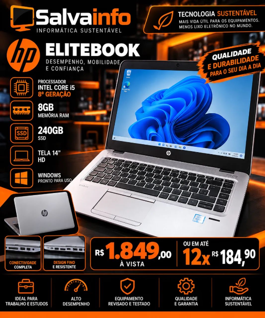 Notebook hp elitebook