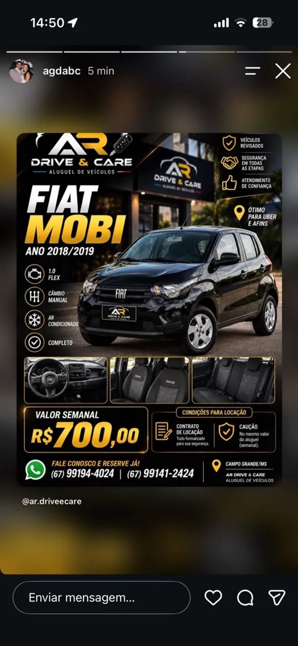 Aluguel Mobi 