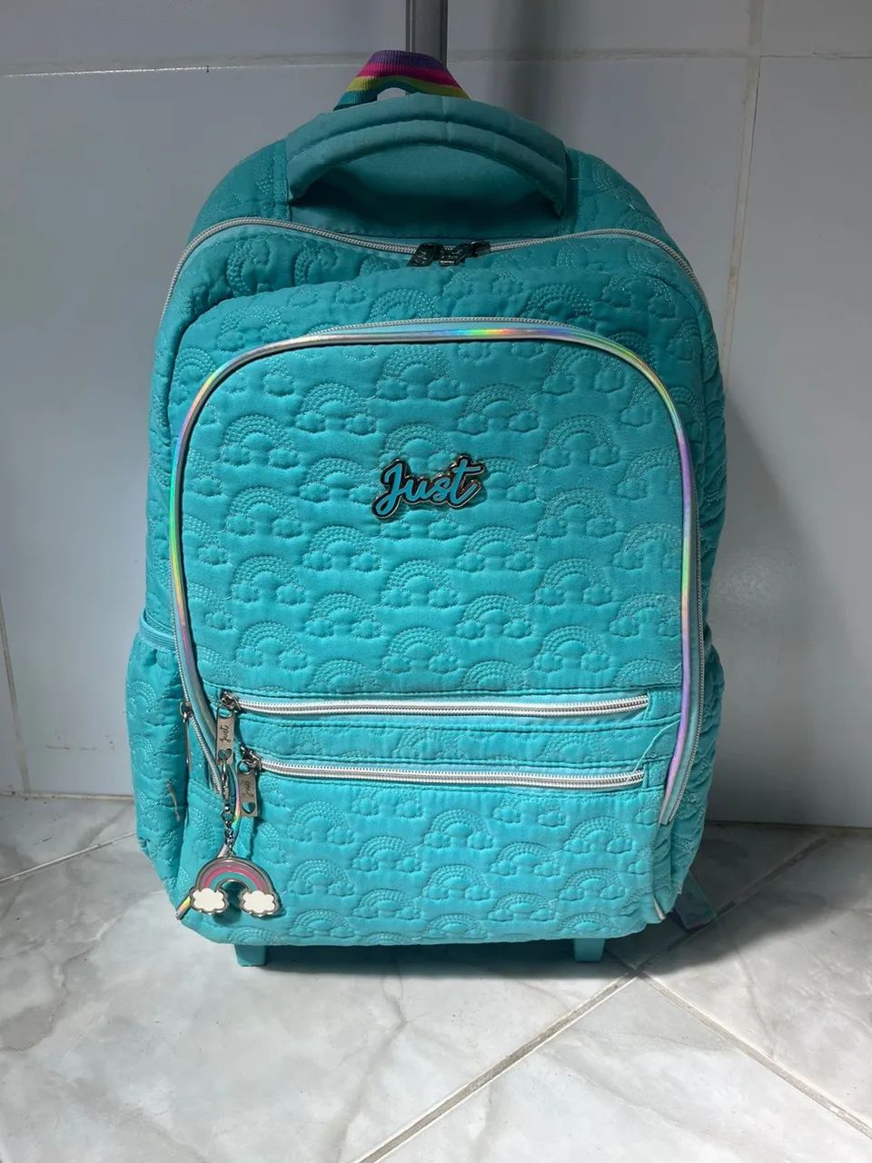 Mochila Escolar com Rodinhas - Marca Just