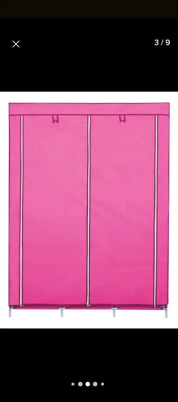 Guarda roupa portátil em perfeito estado de conservação so usei uma vez 