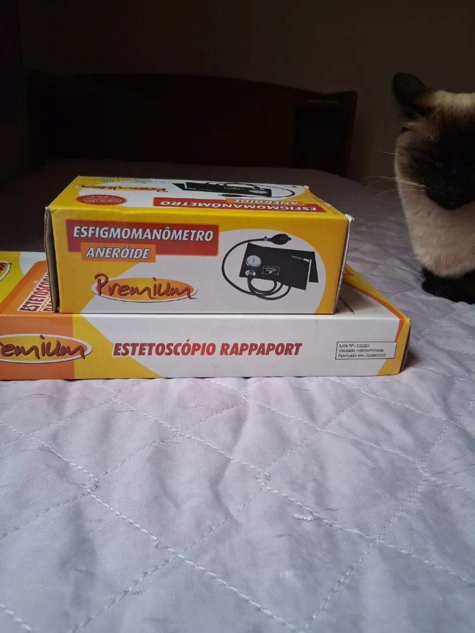 Kit Esfigmomanômetro e Estetoscópio 
