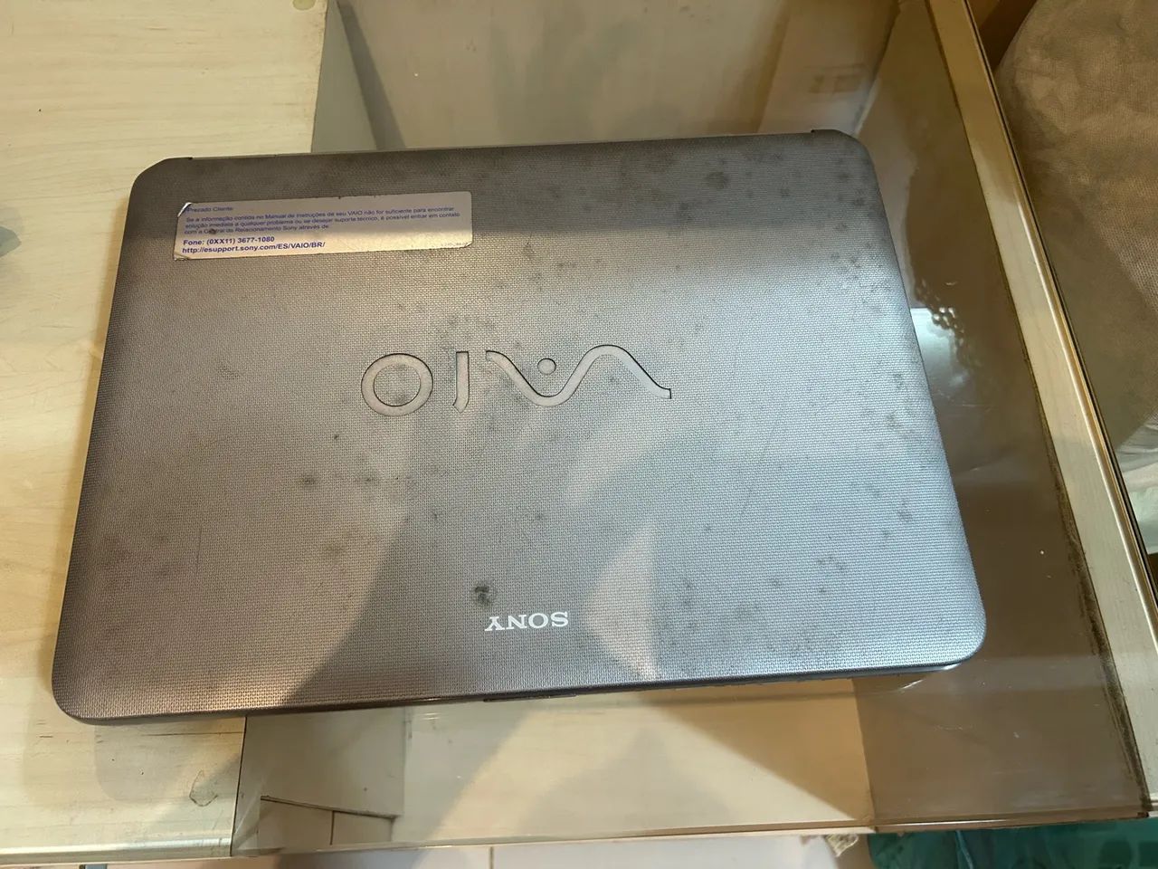 Vendo notebook quebrado para sucata 
