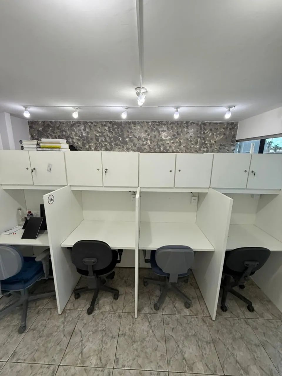 Cabines de estudo de MDF