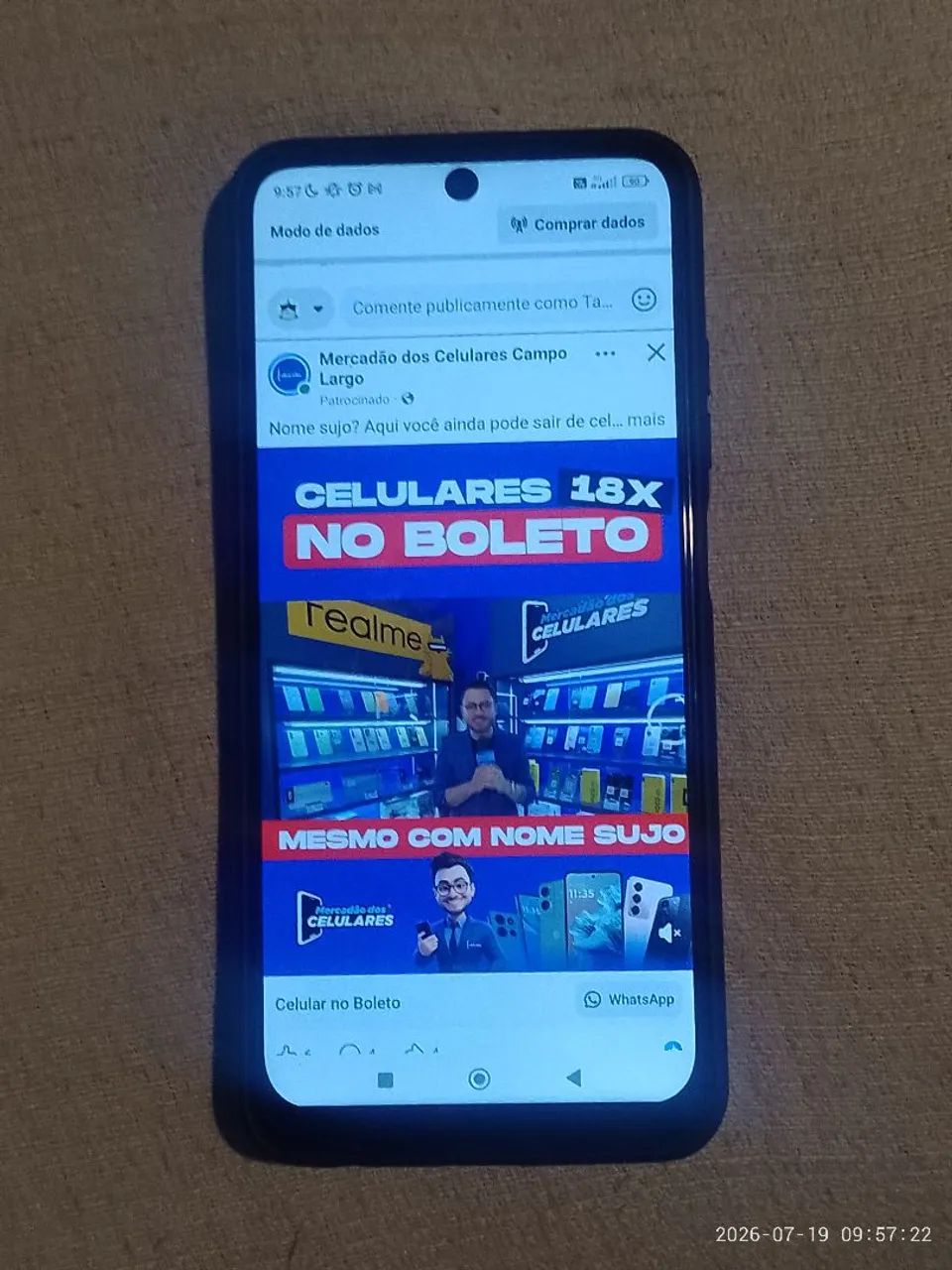 Redmi note 10s 128/6+8ram //Entrego em campo largo  - Foto 2