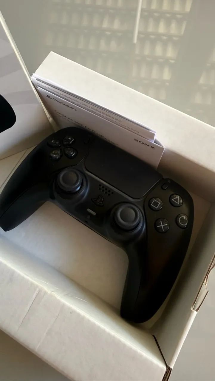 Controle PS5 DualSense Midnight Black Original Sony + Caixa - Foto 2