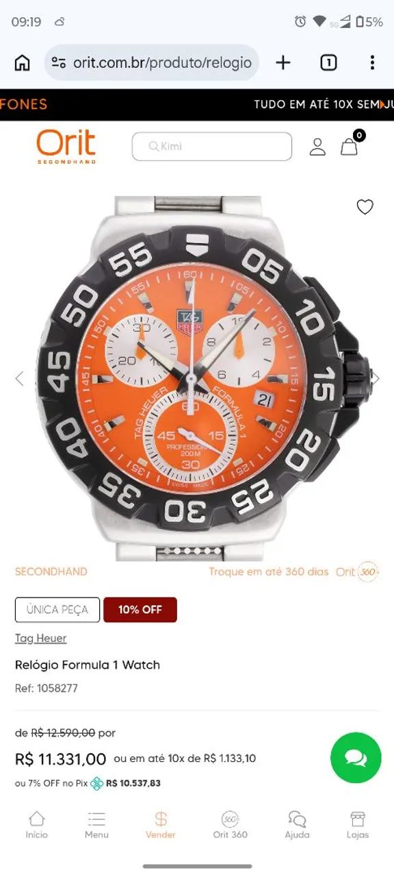 TAG Heuer Formula 1 Quartz Chronograph  - Foto 4