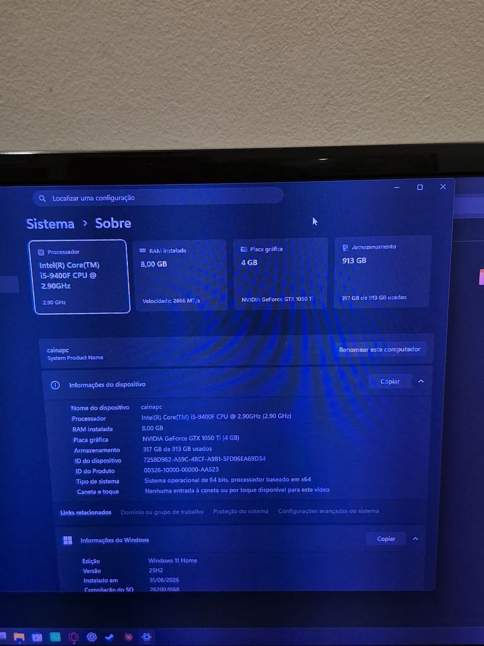 PC GAMER Intel i5 + GTX 1050 Ti - Foto 3