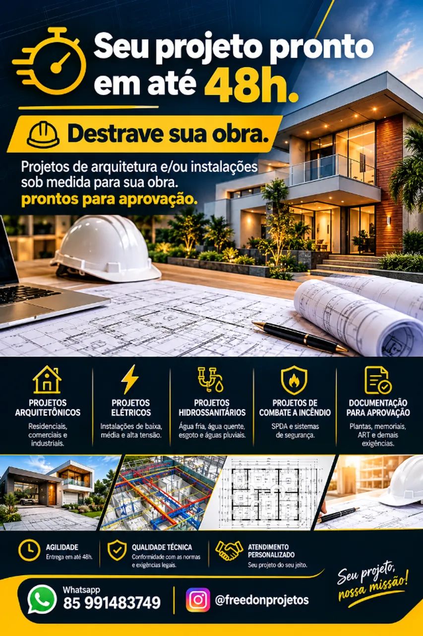 Projetos  em DWG e REVIT