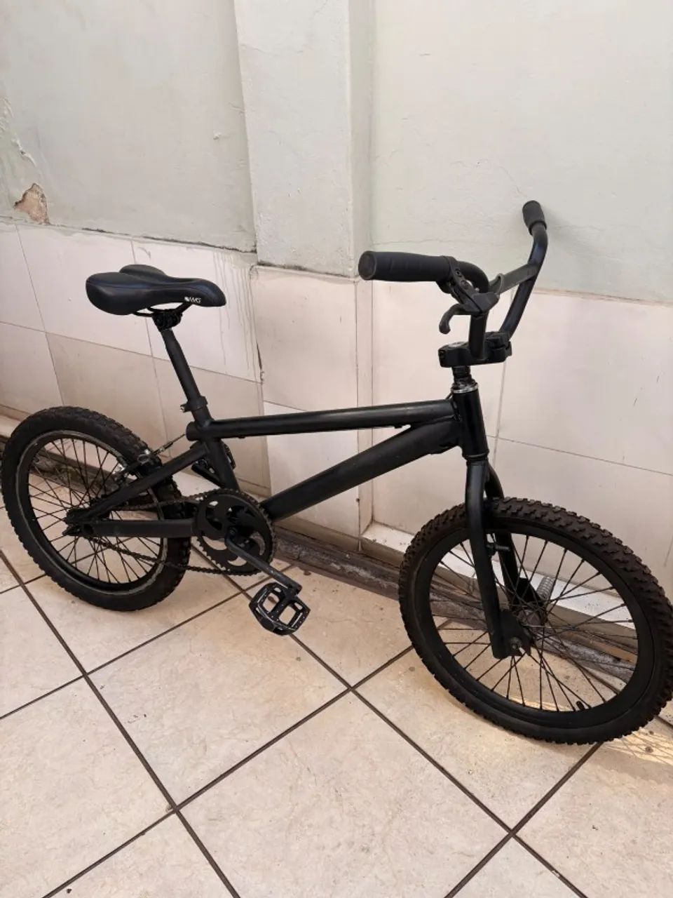 Bicicleta BMX Croziha Aro 20 - Quadro GTX / Bicicross Preta Fosca