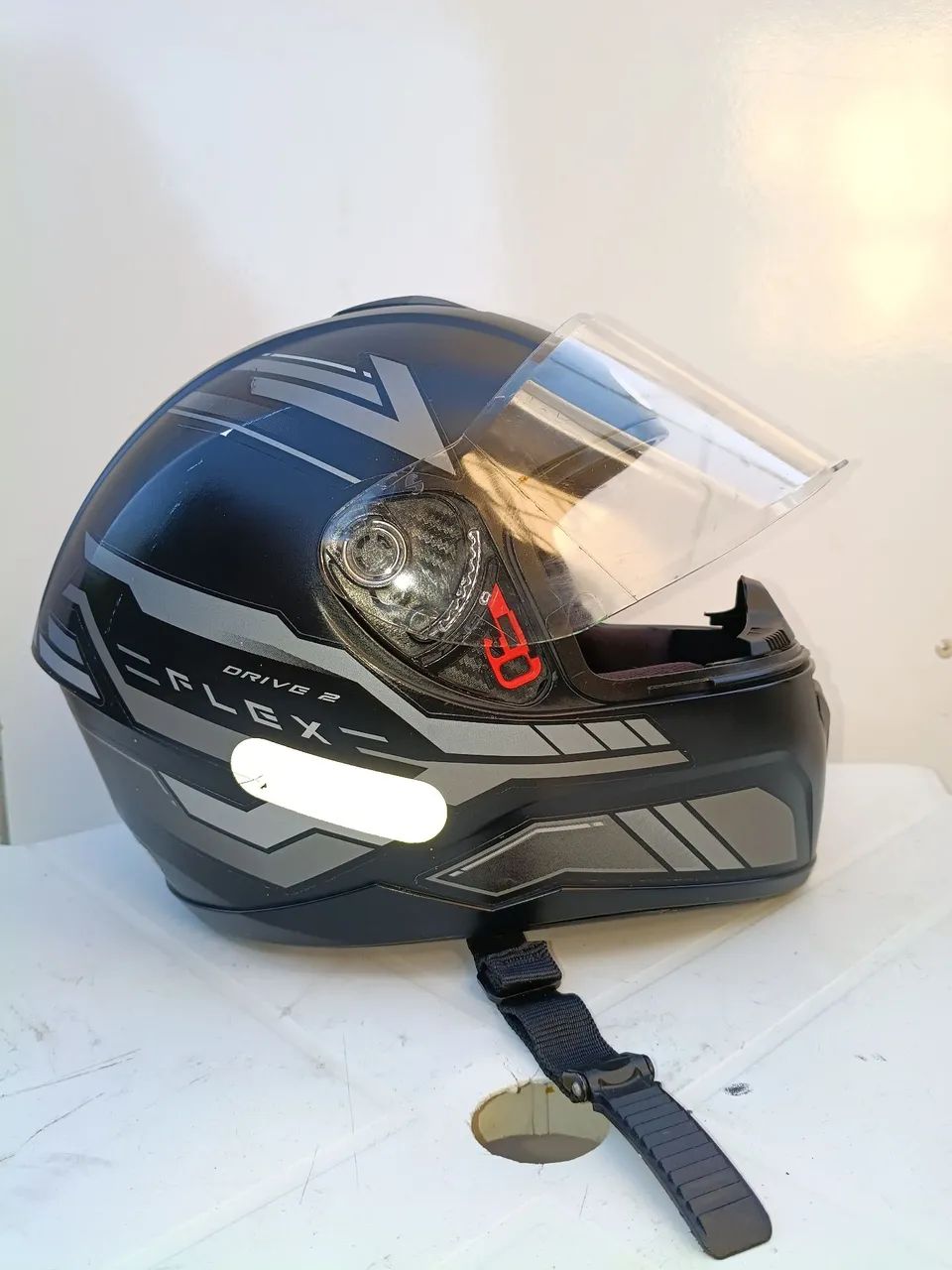 Capacete fly drive 2 N60 G Preto fosco  - Foto 5