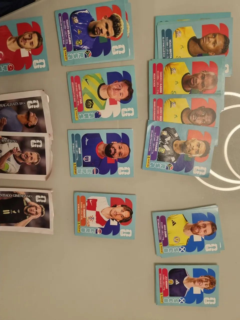 Figurinhas copa 2026 repetidas 