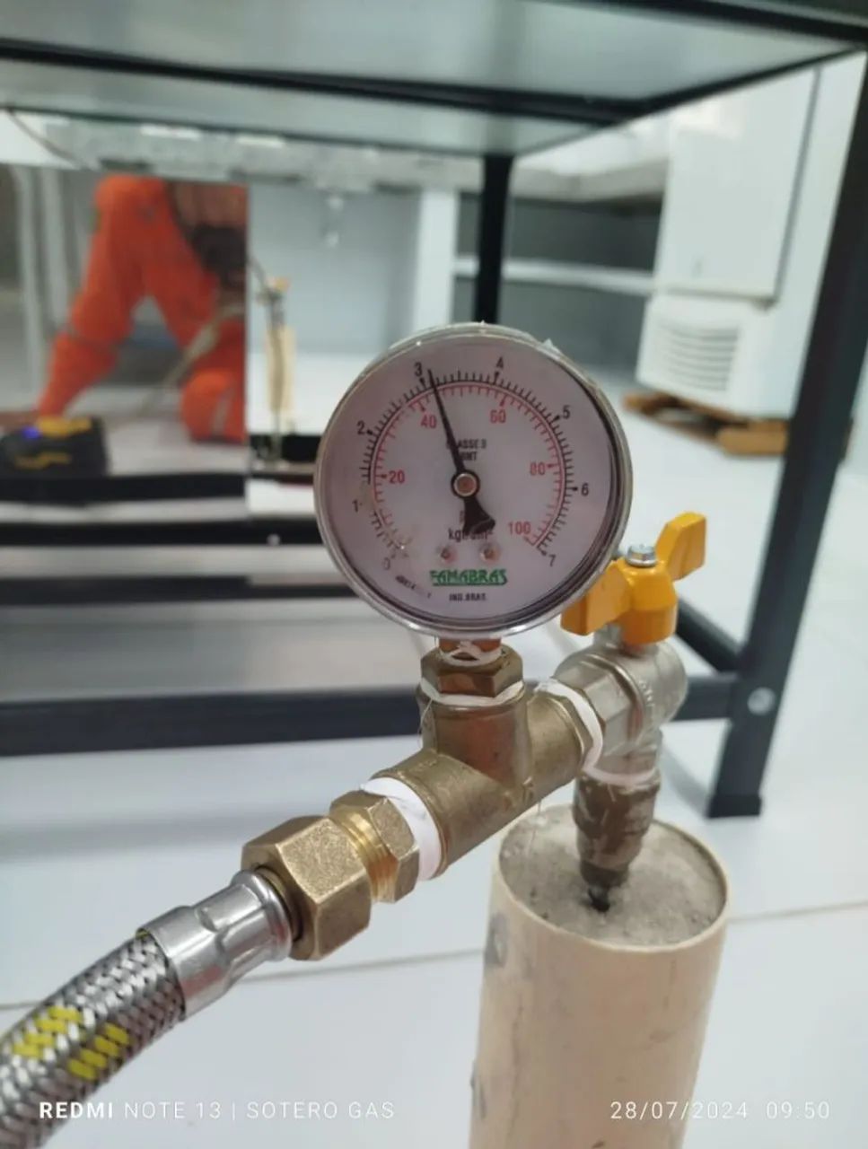 Teste de estanqueidade Gás Encanado  - Foto 3