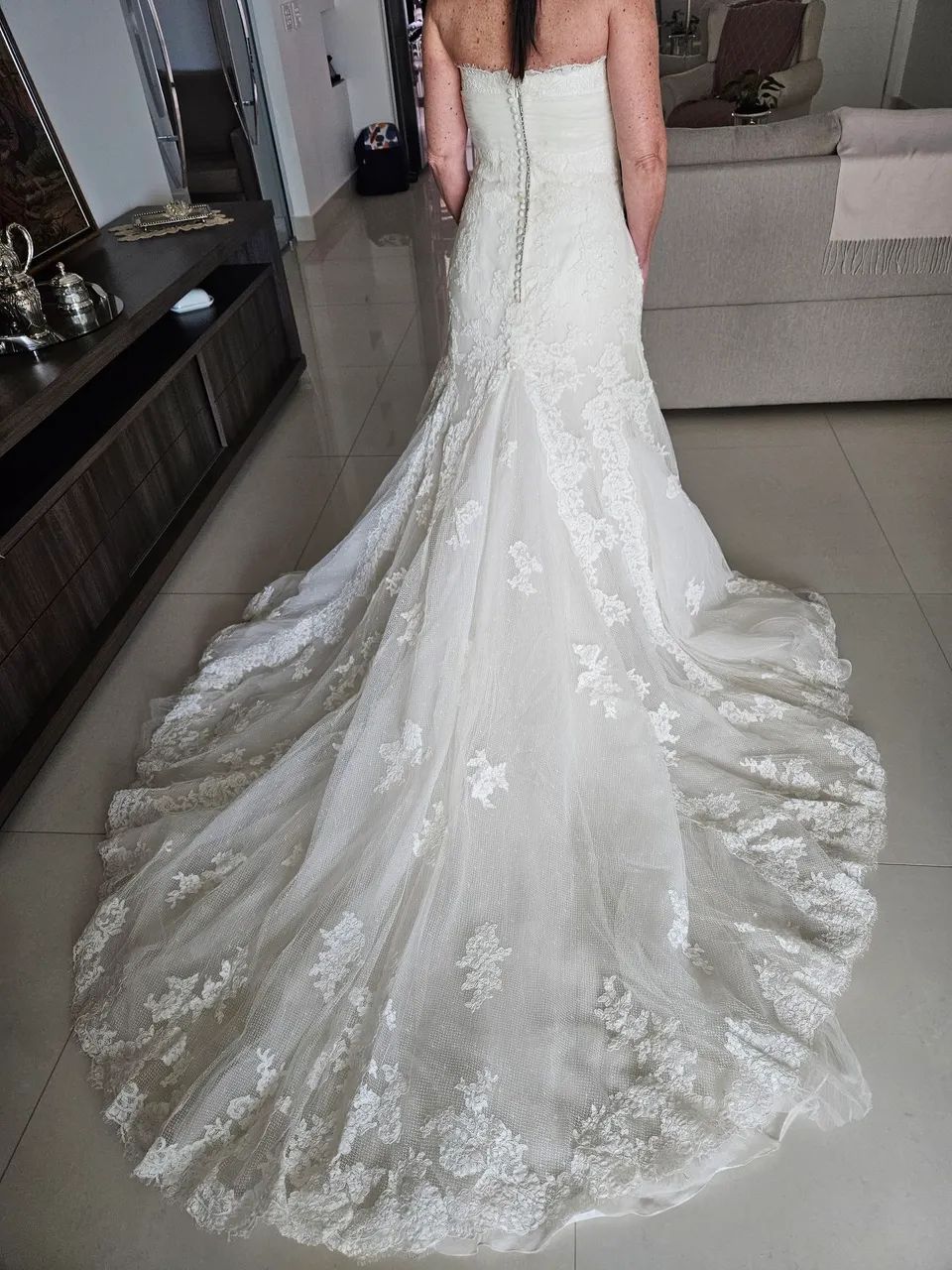 Lindo vestido de noiva - Foto 3