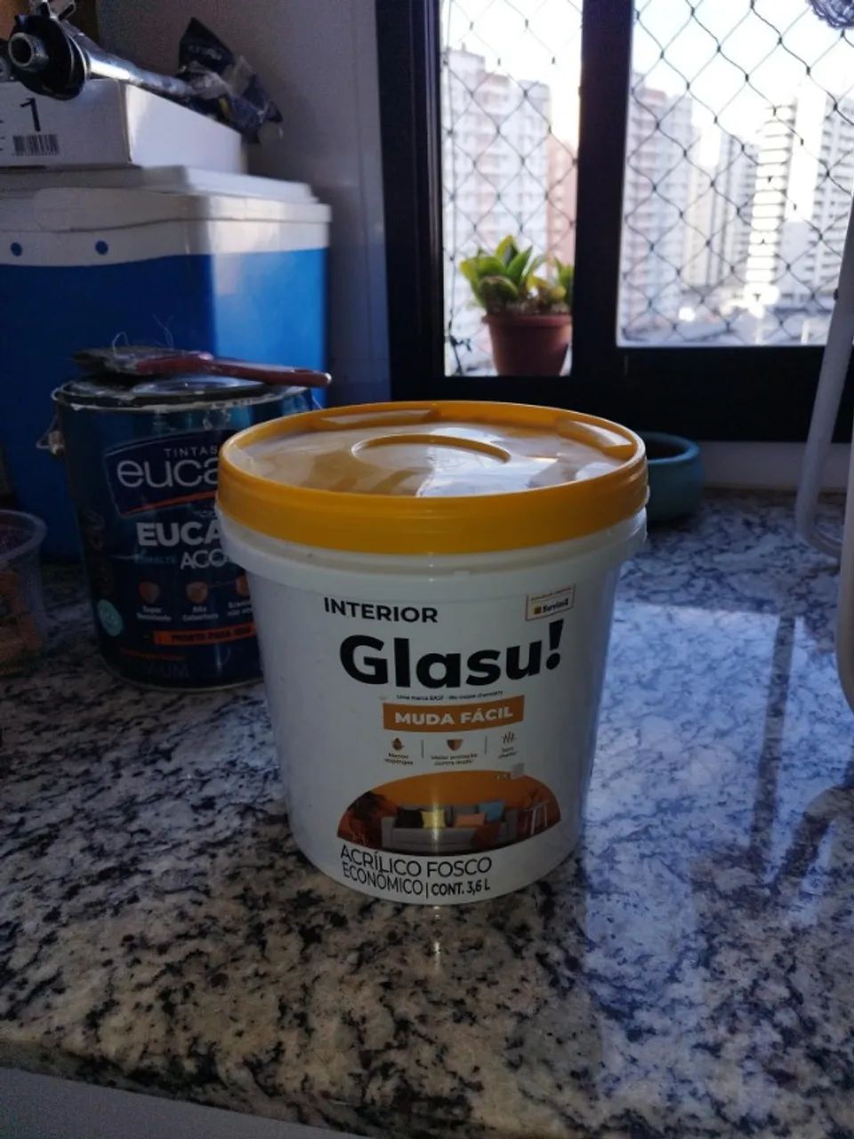 Tinta Suvinil Glasu! Muda Fácil Acrílica Fosca 3,6 L - Cor Areia - Foto 4