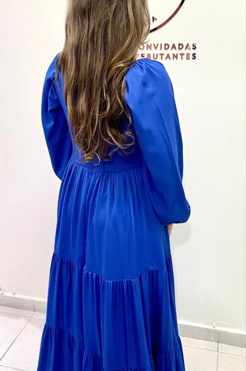 Vestido azul royal - Foto 2