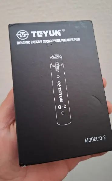 Pré Amplificador Teyun Q2 P/ Microfone Dinamico