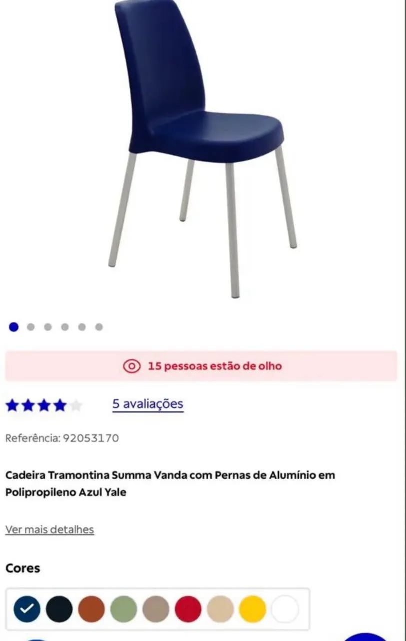 Cadeira Tramontina  - Foto 4