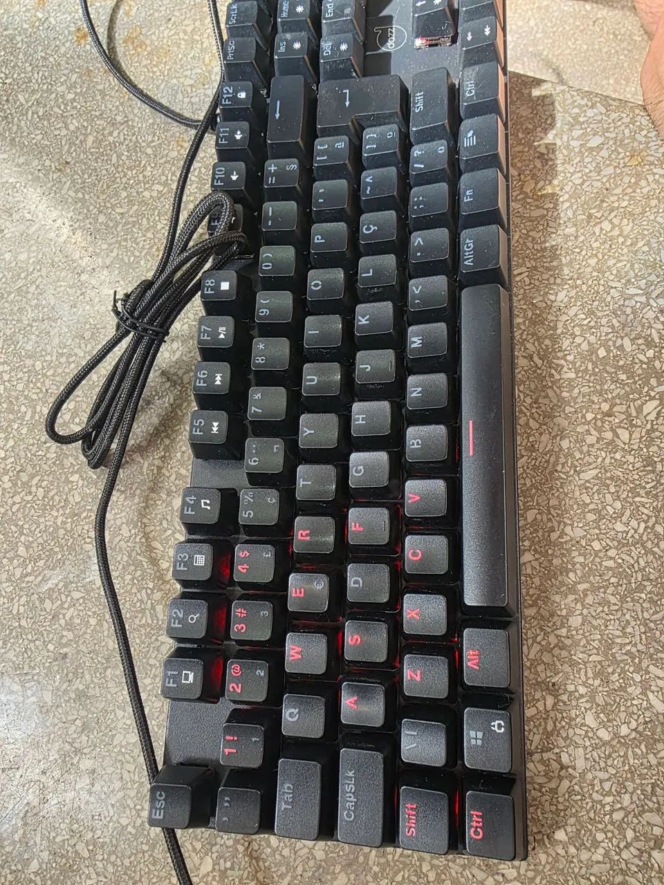 Teclado mecânico dazz funcionando perfeitamente switch red  - Foto 2